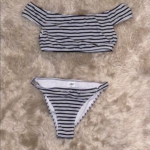 Motel Rocks striped bikini